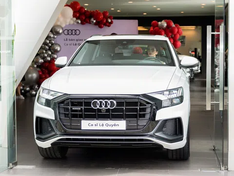 Ca sĩ Lệ Quyên tậu Audi Q8 chính hãng đầu tiên về Việt Nam